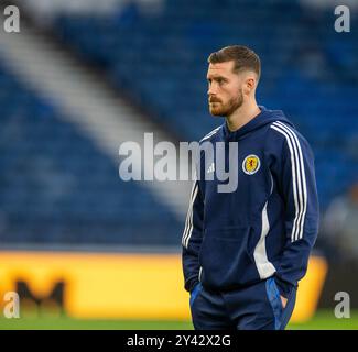 5. September 2024; Hampden Park, Glasgow, Schottland: Nations League Group A Football, Schottland gegen Polen; Anthony Ralston aus Schottland Stockfoto