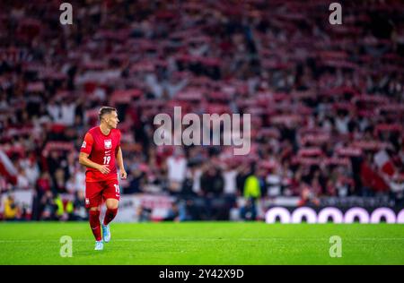 5. September 2024; Hampden Park, Glasgow, Schottland: Nations League Group A Football, Schottland gegen Polen; Przemyslaw Frankowski von Polen Stockfoto