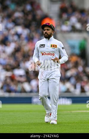 Kia Oval, London, Großbritannien. September 2024. 3. Rothesay Cricket Test Match, Tag zwei, England gegen Sri Lanka; Kusal Mendis Credit: Action Plus Sports/Alamy Live News Stockfoto