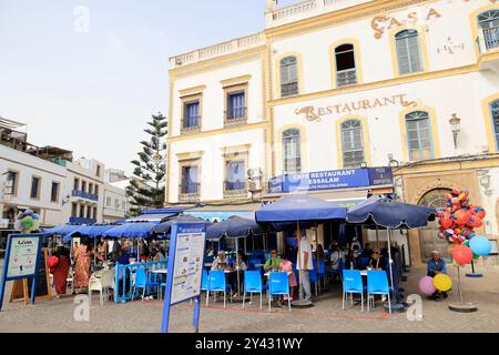 In der befestigten Medina der Stadt Essaouira am Atlantischen Ozean in Marokko. Essaouira, Region Marrakesch-Safi, Provinz Essaouira, Marokko, Nort Stockfoto