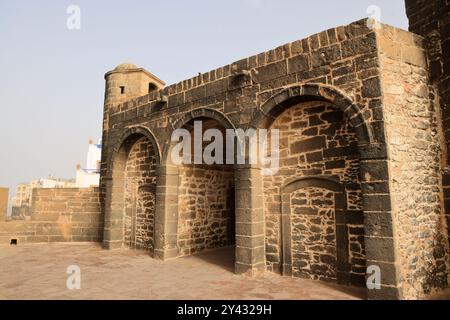 In der befestigten Medina der Stadt Essaouira am Atlantischen Ozean in Marokko. Essaouira, Region Marrakesch-Safi, Provinz Essaouira, Marokko, Nort Stockfoto