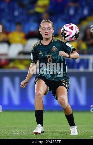 Cali, Kolumbien. September 2024. Olympiastadion Pascual Guerrero Sofie Zdebel, Deutschland, während des Spiels zwischen den Vereinigten Staaten und Deutschland, für das Viertelfinale der FIFA U-20 Frauen-Weltmeisterschaft Kolumbien 2024, im Olympiastadion Pascual Guerrero, diesen Sonntag, den 15. 30761 (Alejandra Arango/SPP) Credit: SPP Sport Press Photo. /Alamy Live News Stockfoto