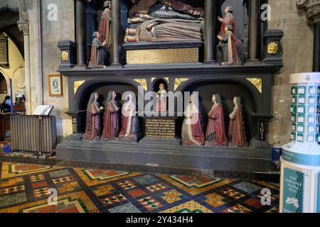 Das Boyle Family Monument am West End der St. Patrick's Cathedral, Dublin, Irland; errichtet 1632 von Richard Boyle, 1. Earl of Cork. Stockfoto