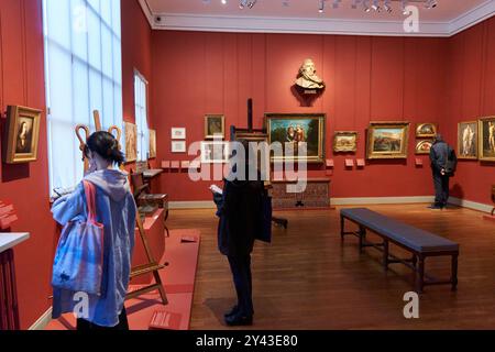 Atelier, Eugène Delacroix Museum, Paris, Frankreich Stockfoto