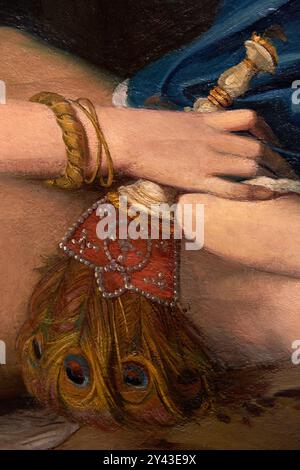 Detail, La Grande Odalisque, 1903, Öl auf Leinwand, Jules Flandrin (Corenc, Frankreich 1871-1947), D’après Jean-Auguste-Dominique Ingres (Montauban, 1780-P Stockfoto