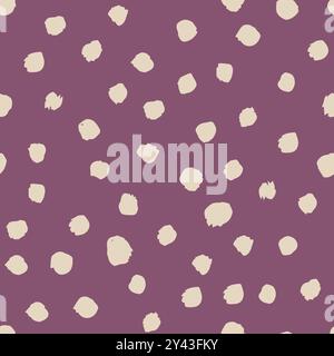 Abstrakter Punkt Lila Beige Vektor Stock Vektor