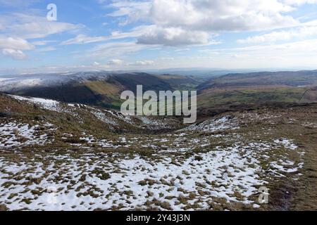 Das Longsleddale Valley von den Wainwright „Shipman Knotts“ im Lake District National Park, Cumbria, Großbritannien Stockfoto