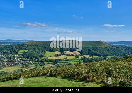 Ragleth Hill von Ashlet auf dem Long Mynd, Church Stretton, Shropshire Stockfoto