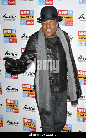 BILDER ABLEGEN: LONDON, GROSSBRITANNIEN. Februar 2015. LONDON, ENGLAND – 18. FEBRUAR: Tito Jackson nimmt am Mittwoch, 18. Februar 2015, am Mittwoch, 18. Februar 2015, an der O2 Academy Brixton, Stockwell Rd., in London, England, UK Teil. CAP/CAN © CAN/Capital Pictures Credit: Capital Pictures/Alamy Live News Stockfoto