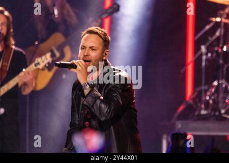 Edmonton, Kanada. September 2024. Dallas Smith tritt bei den Canadian Country Music Association Awards in Rexall Place auf. Quelle: SOPA Images Limited/Alamy Live News Stockfoto