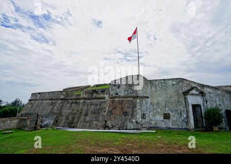 Benteng Fort Marlborough Festung, Bengkulu Stadt, Indonesien Stockfoto