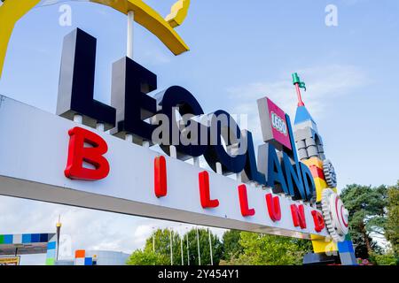 Außenansicht von LEGOLAND in Billund, Dänemark, am 11. September 2024. (Foto: Manuel Romano/NurPhoto) Stockfoto