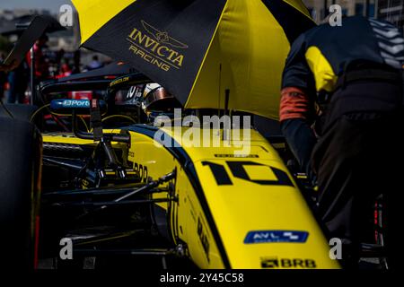 Baku, Aserbaidschan, 16. September 2024, Gabriel Bortoleto, Teilnahme am Renntag, Runde 17 der Formel-1-Meisterschaft 2024. Quelle: Michael Potts/Alamy Live News Stockfoto