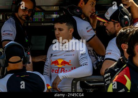 Baku, Aserbaidschan, 16. September 2024, Isack Hadjar, Teilnahme am Renntag, Runde 17 der Formel-1-Meisterschaft 2024. Quelle: Michael Potts/Alamy Live News Stockfoto