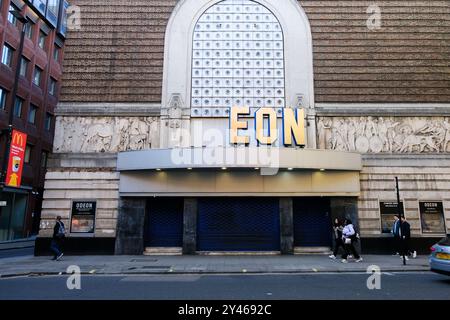 Shaftesbury Avenue, London, Großbritannien, 16. September 2024. Das ODEON-Kino London Covent Garden ist nun dauerhaft geschlossen. Quelle: Matthew Chattle/Alamy Live News Stockfoto