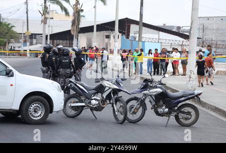 GYE ZERSTÜCKELTE DURAN Duran, Montag, 16. September 2024 Eine zerstückelte Leiche wurde in einer Müllhalde an den Hängen des Berges Las Cabras im Kanton Duran gefunden Fotos API Duran Guayas Ecuador CLJ GYE DISMEMBEREDODURAN b2b98809db434a9b3ad7aac81a0f025e Copyright: XAPIx Stockfoto