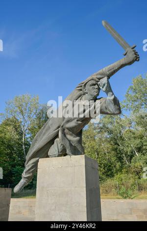 Denkmal Spanienkämpfer, Gedenkstätte für die Interbrigadisten im Spanischen Bürgerkrieg, Volkspark Friedrichshain, Friedrichshain, Berlin, Deutschland *** Denkmal für die spanischen Kämpfer, Gedenkstätte für die Interbrigadisten im Spanischen Bürgerkrieg, Volkspark Friedrichshain, Friedrichshain, Berlin, Deutschland Stockfoto