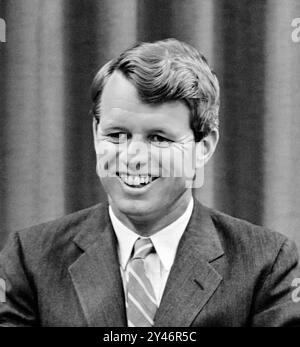 Robert F. Kennedy. US-Staatsanwalt Robert Kennedy wurde 1963 interviewt Stockfoto