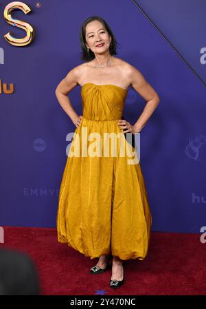 Los Angeles, Usa. September 2024. Rosalind Chao kommt für die 76. Jährlichen Primetime Emmy Awards am Sonntag, den 15. September 2024, im Peacock Theater in Los Angeles an. Foto: Chris Chew./UPI Credit: UPI/Alamy Live News Stockfoto