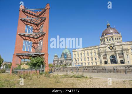 Musterfassade der Bauakademie von Friedrich Karl Schinkel, Schloßplatz, Berlin, Deutschland *** Modellfassade der Bauakademie von Friedrich Karl Schinkel, Schloßplatz, Berlin, Deutschland Stockfoto