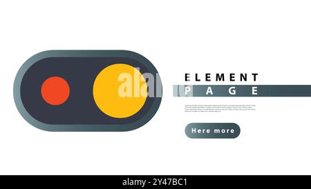 Modernes Kreisdesign. Abstrakter technischer Hintergrund. Futuristisches Vektordesign. Stock Vektor