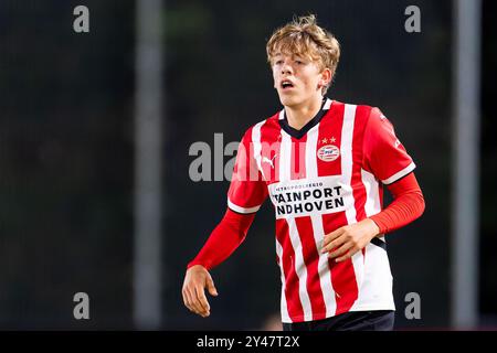 Eindhoven, Niederlande. September 2024. EINDHOVEN, NIEDERLANDE - 16. SEPTEMBER: Nicolas Verkooijen von Jong PSV während des niederländischen Keuken Kampioen Divisie-Spiels zwischen Jong PSV und ADO den Haag auf dem PSV Campus de Herdgang am 16. September 2024 in Eindhoven, Niederlande. (Foto von Joris Verwijst/Orange Pictures) Credit: Orange Pics BV/Alamy Live News Stockfoto