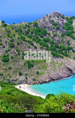 FRANKREICH. INSEL SAINT-BARTHELEMY (977). THE GOVERNOR'S BEACH. Stockfoto