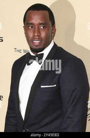 BEVERLY HILLS, KALIFORNIEN - 13. JANUAR: Sean Combs nimmt an der Golden Globes After Party der Weinstein Company 2013 im Beverly Hilton Hotel am 13. Januar 2013 in Beverly Hills, Kalifornien, Teil. Personen: Sean Combs Stockfoto