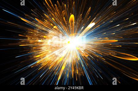 Farbenfrohes Feuerwerk zum Neujahrsfest Stockfoto