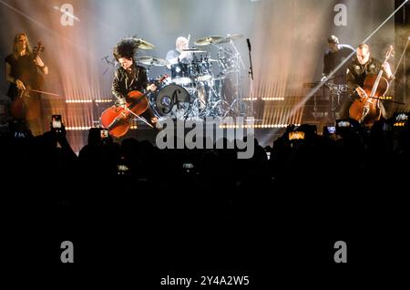 Apocalyptica im Gagarin 205 Live Music Space, Athen/Griechenland, September 2024 Stockfoto