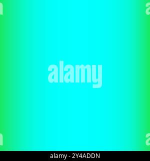 Grün-Cyan-Farbverlauf. Glatter vertikaler Übergang. Minimalistischer Farbwechsel. Vektorhintergrund. Stock Vektor