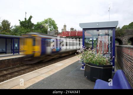 Bahnhof Corbridge in Northumberland Stockfoto