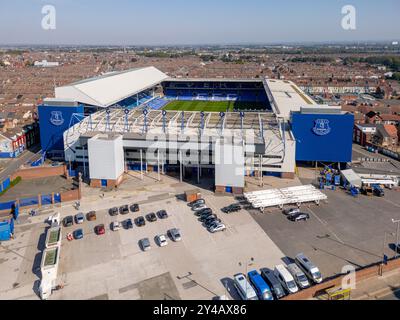 Goodison Park, Everton Football Club in Liverpool, Großbritannien Stockfoto