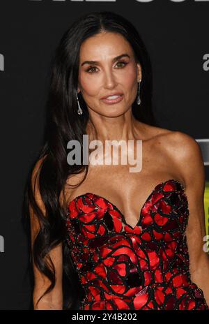LOS ANGELES, KALIFORNIEN – 16. SEPTEMBER: Demi Moore nimmt am 16. September an der Premiere von „The Substance“ in Los Angeles in der Directors Guild of America Teil. Stockfoto