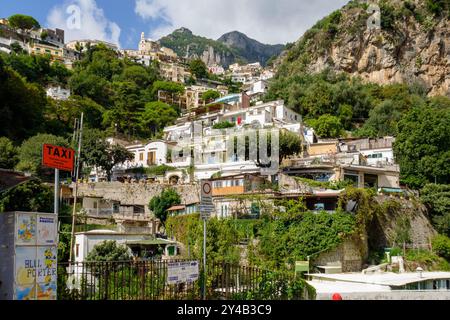 Positano an der Amalfiküste, Provinz Salerno, in der Region Kampanien, Italien, Europa Stockfoto