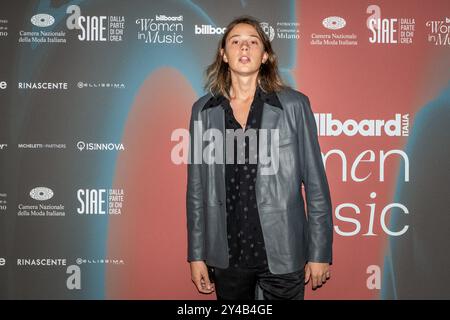 Gianmaria nimmt an der Billboard Italia Women in Music 2024 Teil - Photocall, Rappresentation in Mailand, Italien, 16. September 2024 Stockfoto