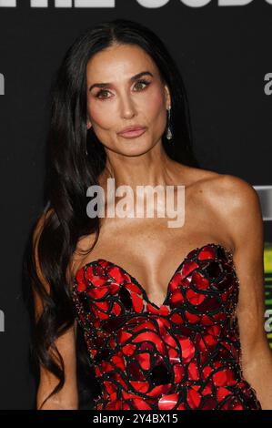 Los Angeles, Kalifornien, USA. September 2024. Demi Moore nimmt am 16. September 2024 in Los Angeles an der Premiere von „The Substance“ in der Directors Guild of America Teil. Quelle: Jeffrey Mayer/Media Punch/Alamy Live News Stockfoto