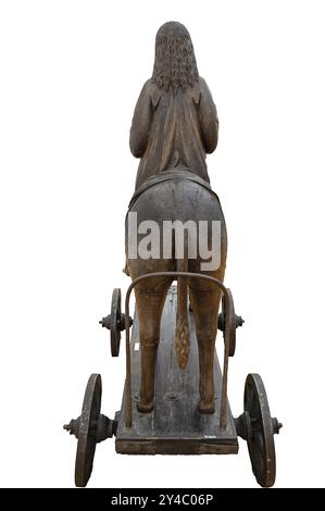 Christus auf dem Palmenesel, um 1500, Zeppelinmuseum, Friedrichshafen, Baden-Württemberg, Deutschland, Europa Stockfoto