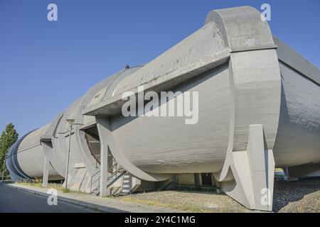 Der Große Windtunnel, Aerodynamik Park, Adlershof, Treptow-Köpenick, Berlin, Deutschland, Europa Stockfoto