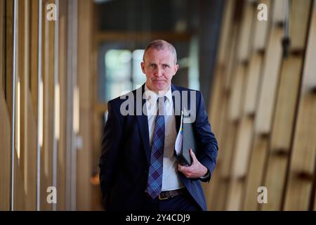 Edinburgh Schottland, Vereinigtes Königreich 17. September 2024. Michael Matheson MSP im schottischen Parlament. Credit sst/alamy Live News Stockfoto