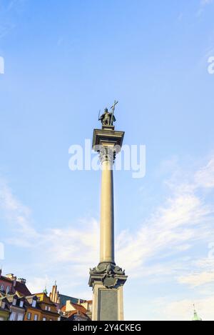 Kolumne von König Sigismund in der Altstadt von Warschau, Polen, Europa Stockfoto