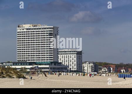 Hotel Neptun Stockfoto