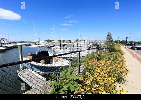 Stony Brook Yacht Club Marina Long Island NY Stockfoto