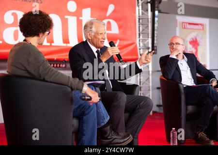 Nicolas Cleuet/Le Pictorium - Rede von Dominique de Villepin auf der Fete de l'Humanite 2024 - 15/09/2024 - France/Ile-de-France (Region)/Bretigny-Sur-Orge ; Paris - Rede von Dominique de Villepin auf der Fete de l'Humanite 2024 Credit: LE PICTORIUM/Alamy Live News Stockfoto