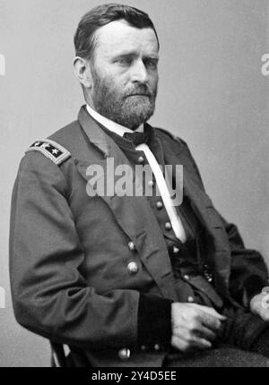 ULYSSES S. GRANT (1822–1885) US-amerikanischer Generalmajor, Army of the Tennessee, 1882 Stockfoto