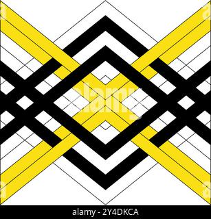 Geometrische, nahtlose Farbmuster im Zickzack, lebendige abstrakte Zierfliesen, Textil, Stoff, Innenarchitektur, künstlerische grafische Ressourcen Stockfoto