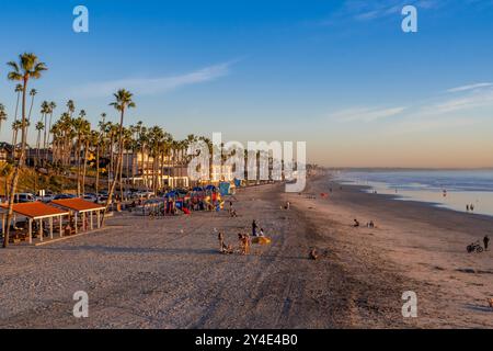 Blick auf die Landschaft von Oceanside, Kalifornien Stockfoto