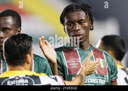 Manuel Keliano beim Spiel der Liga Portugal zwischen den Mannschaften CF Estrela Amadora und Boavista FC bei Estadio Jose Gomes (Maciej Rogowski) Stockfoto