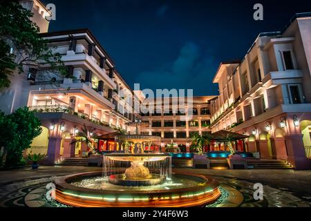 Hotel Casa del Rio Melaka am Fluss Malacca. Stockfoto