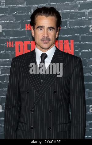 Colin Farrell at Arrivals for THE PENGUIN HBO Limited Series Premiere, Jazz at Lincoln Center, New York, NY, 17. September 2024. Foto: Manoli Figetakis/Everett Collection Stockfoto